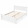 Lit double en bois Blanc 200x160 cm