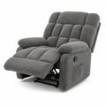 Fauteuil inclinable en tissu gris