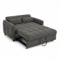 Canapé-lit convertible en tissu polyester Gris 190x150 cm